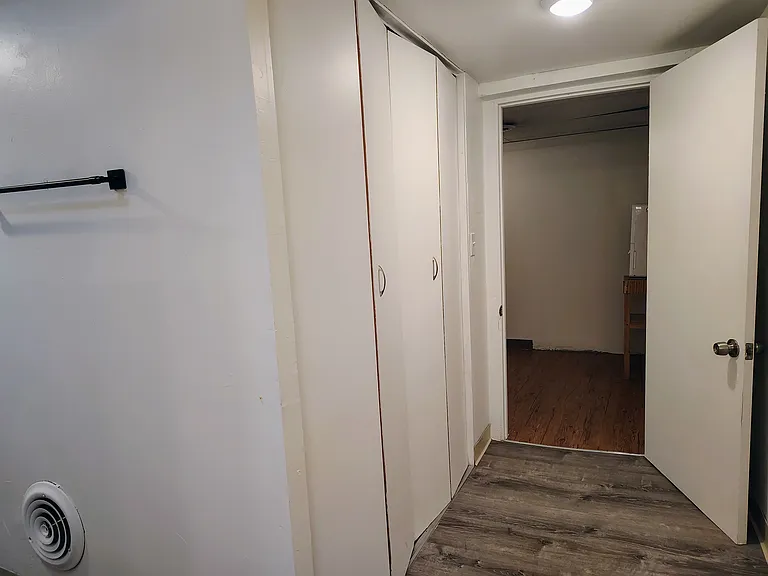 Bathroom hallway closet