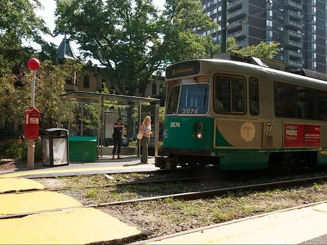 A short walk to the Green Line T stop