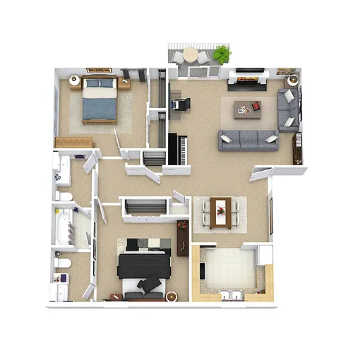 Floor plan B6