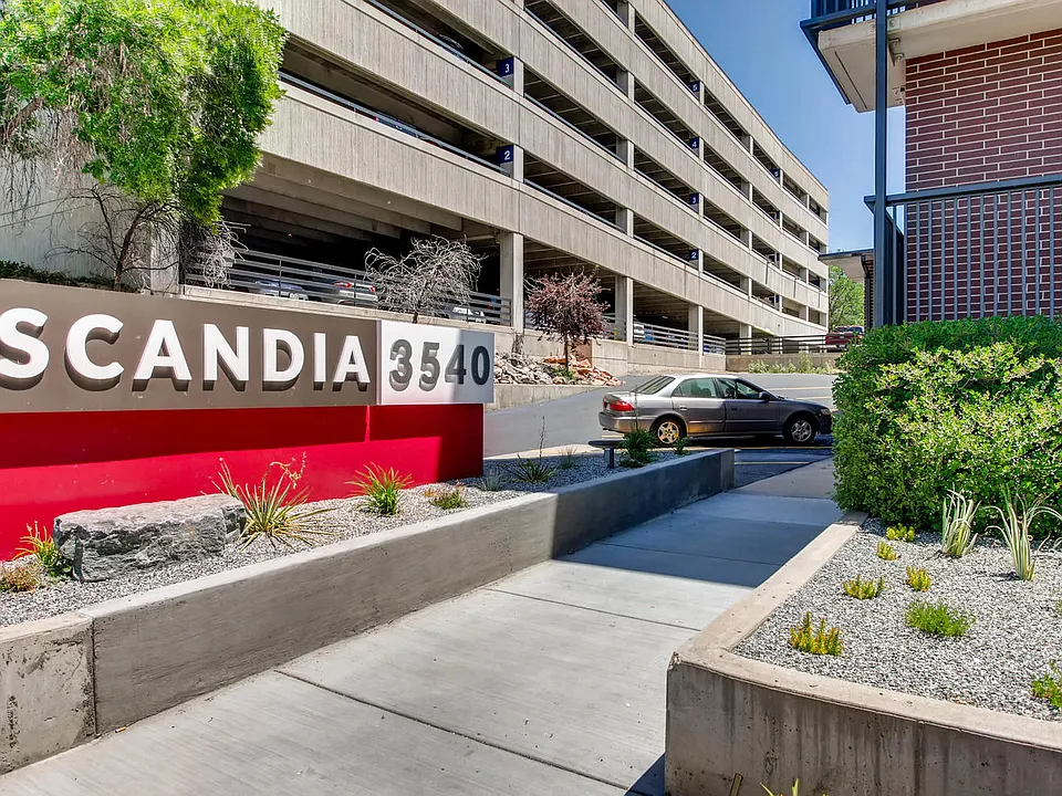 Our Apartment Building Property Signage at Scandia Apartments in Englewood, Colorado