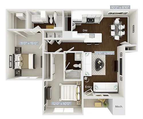 Floor plan B-1073