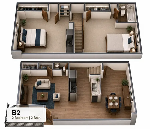 Floor plan B2