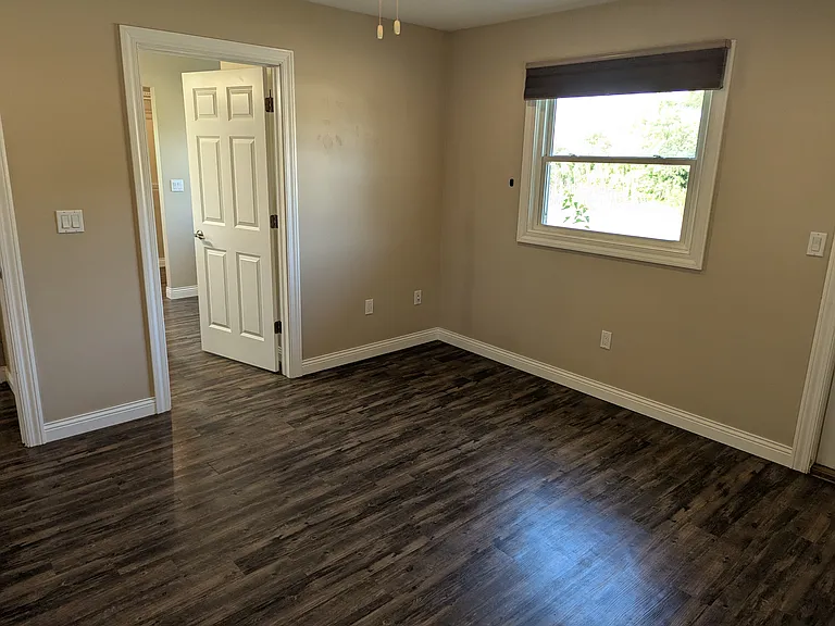 master bedroom into master bath