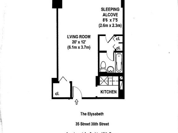 2nd image of 35 E 38th St APT 2A
