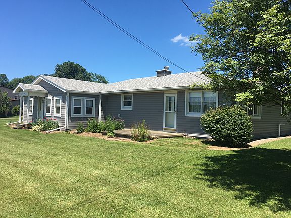 Front view of the home