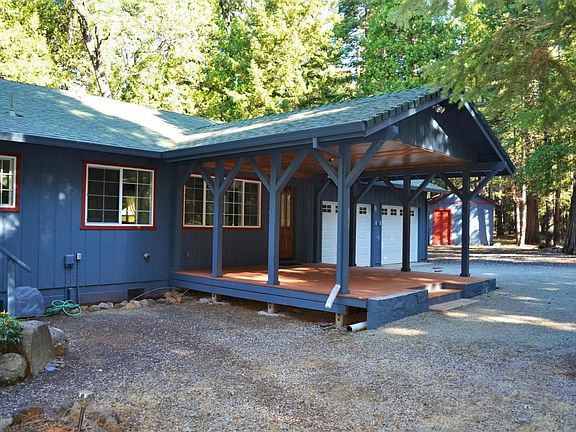 Front door/covered deck on main house