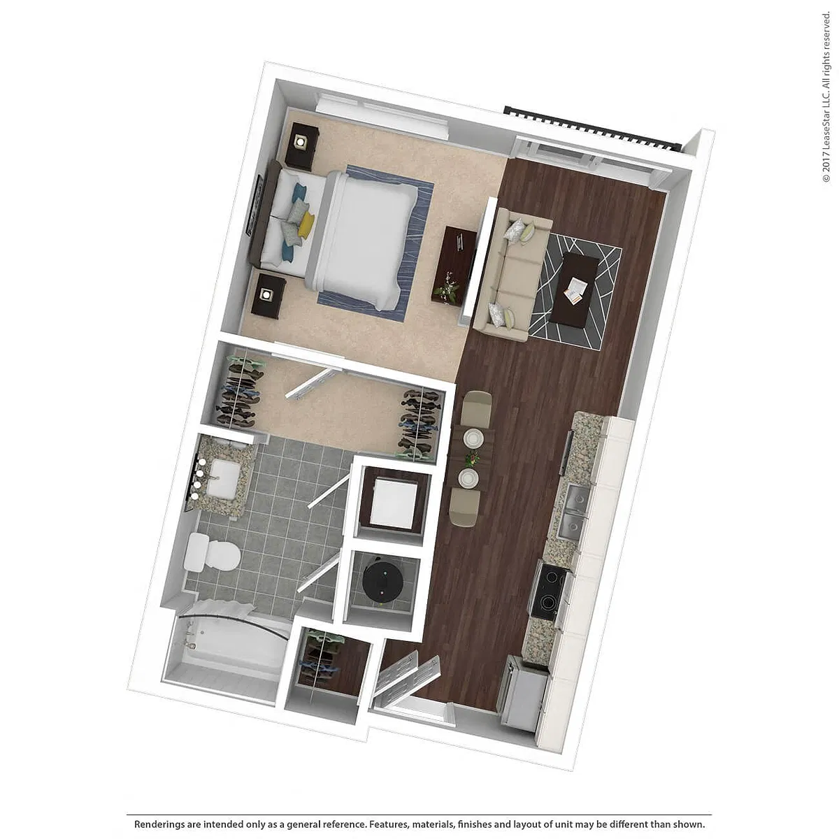 Floor plan The Charles at Old Main