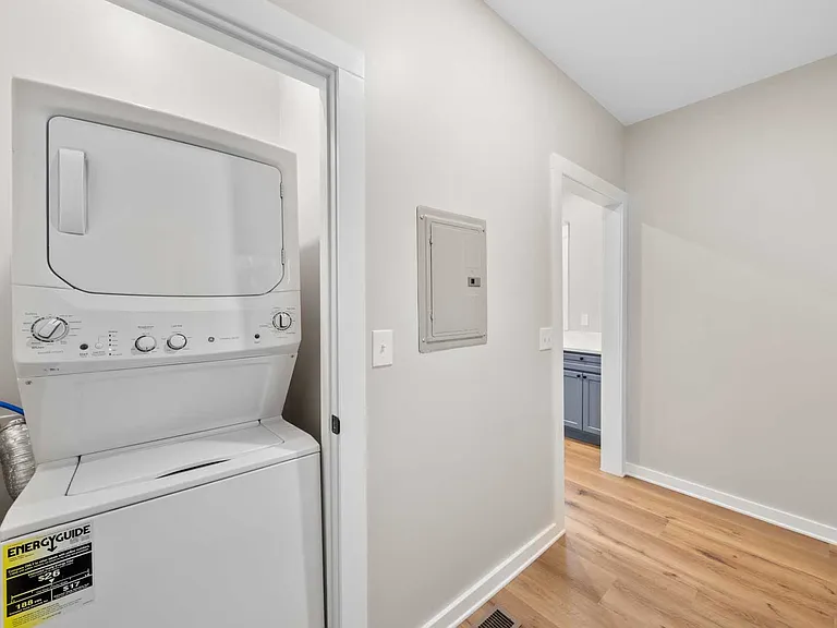 In-unit laundry by back door