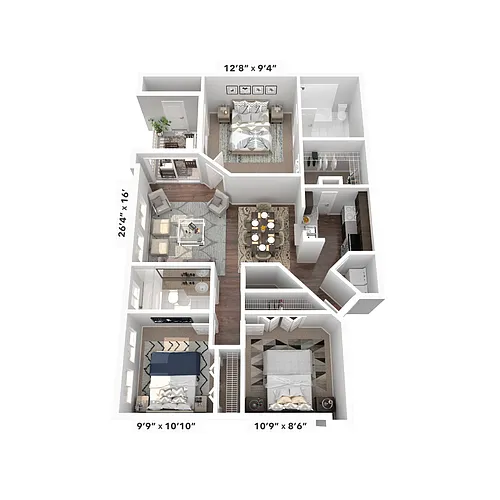Floor plan Floridian