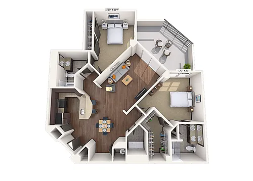Floor plan Blue 4