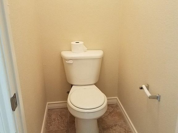 Toilet in master bath