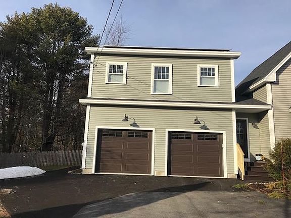 Brand new, well insulated, apartment over garage. Private entrance, parking and yard to left of garage when facing it.