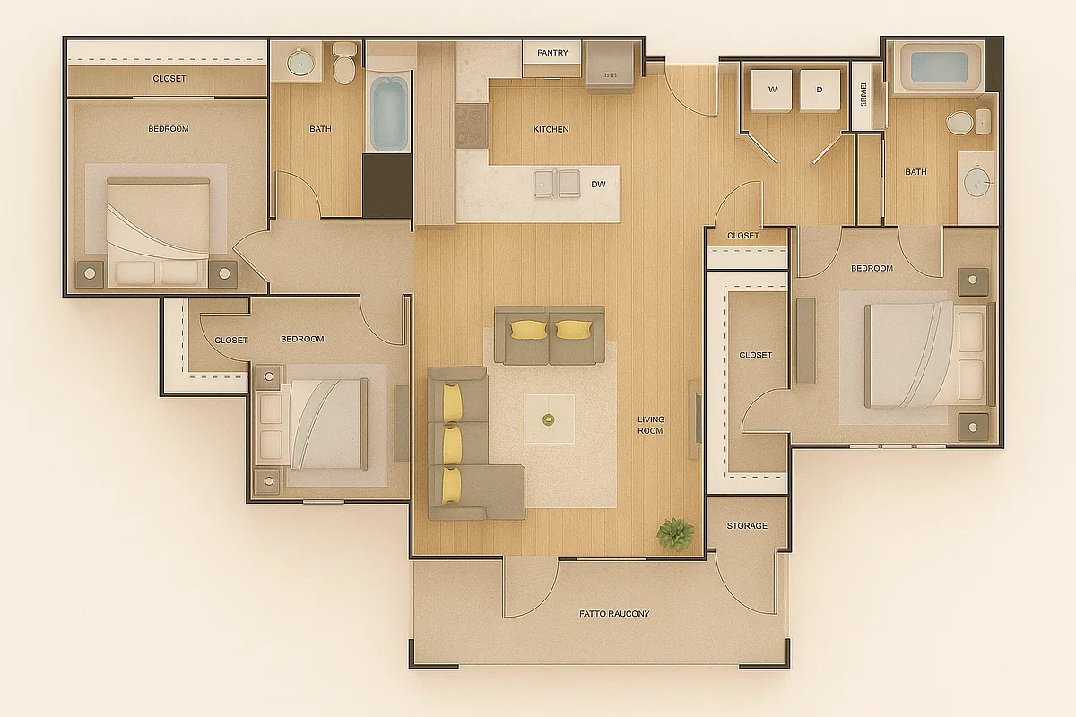 Floor plan 3X2