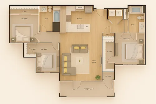 Floor plan 3X2