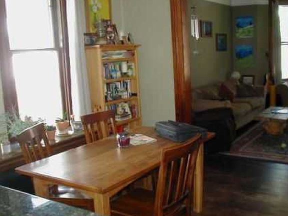 dinning room open to living room and kitchen