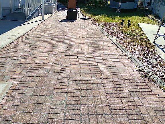 Paver  & utility pedestal