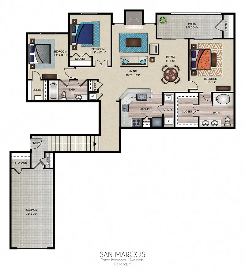 Floor plan San Marcos