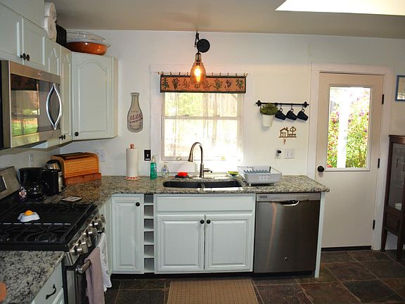 Kitchen with a gas range