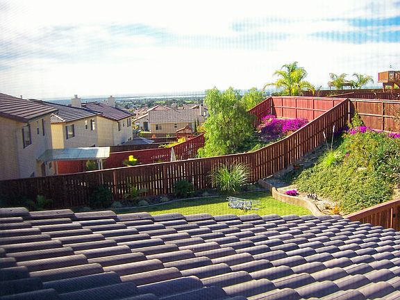 Backyard toward ocean