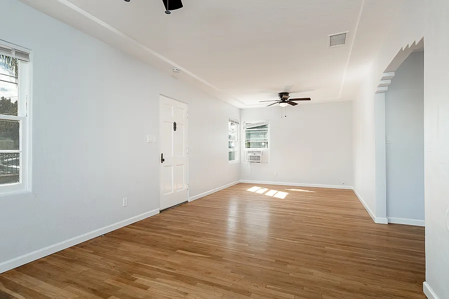 Living room of front house