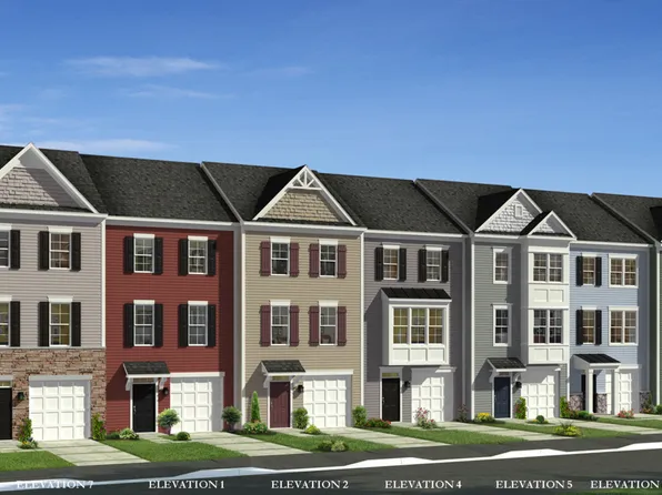 Deep Creek II - Garage Plan, Huntfield Townhomes