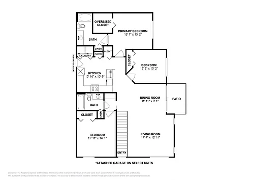 Floor plan Dahoon w/Garage