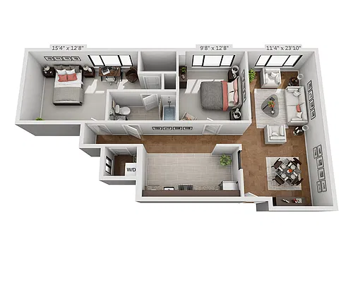 Floor plan Plan A1AD