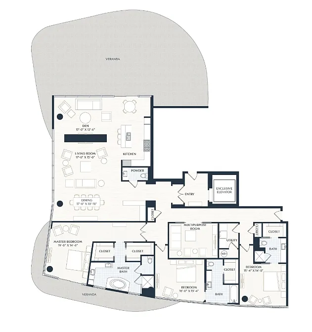 Floor plan PH1