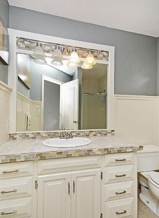 Second level bathroom
