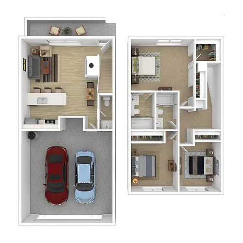 Floor plan 3/2.5 PR