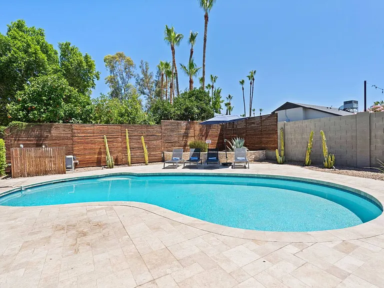 Pool - Heated by way of propane gas -
lounge chairs not included