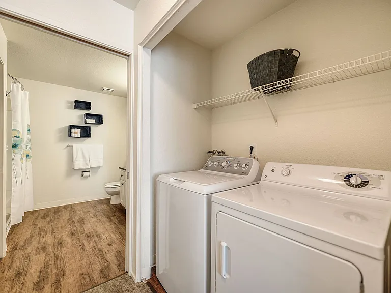 Full size washer and dryer