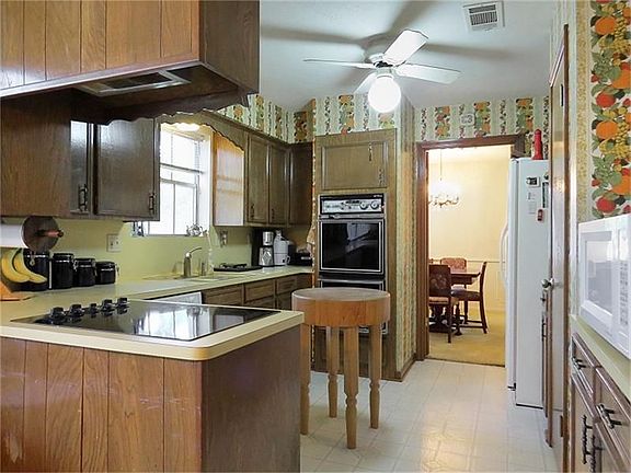 Large, open kitchen.
