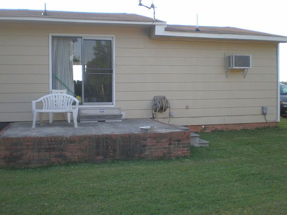 Enjoy the back patio