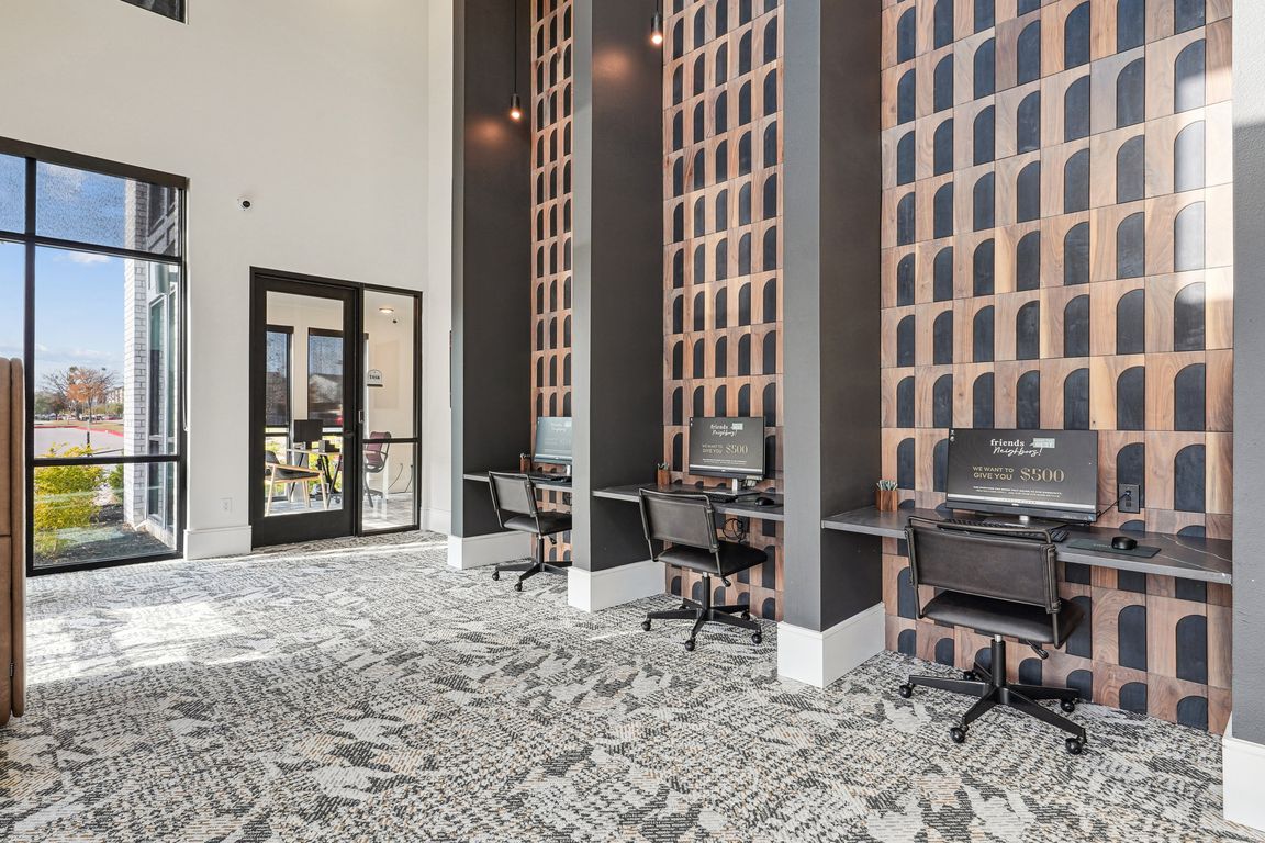 Coworking Lounge with Computers & Printers