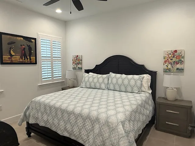 King size bed! Master has a roll top desk as well as a dresser too.