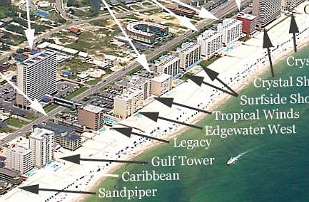 EGDEWATER WEST 1mi to HWY59