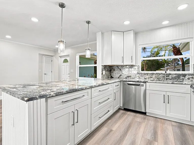 Brand new kitchen and appliances.