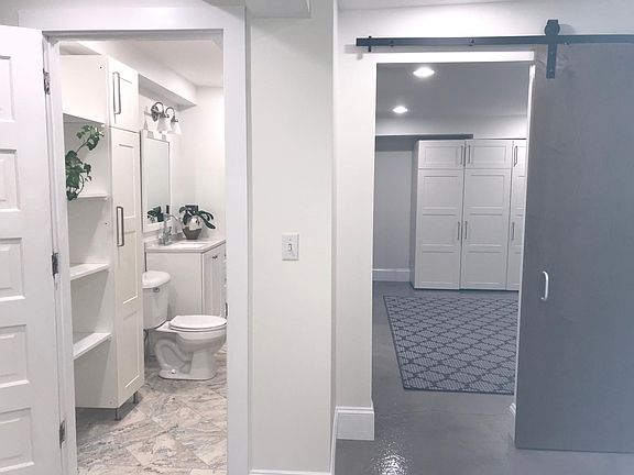 Bedroom with ikea closet sytems