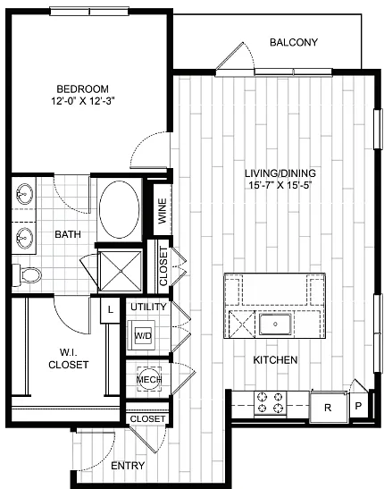 Floor plan A13