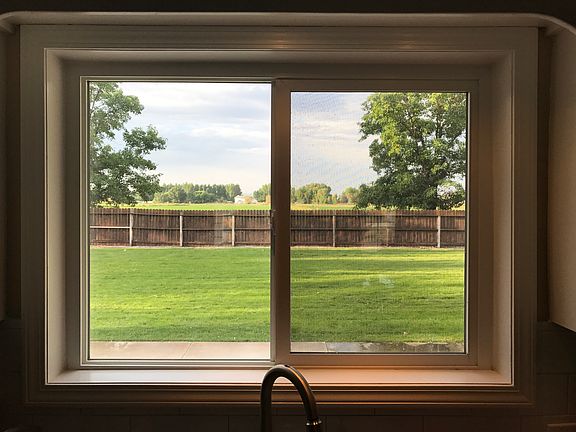 View out kitchen window