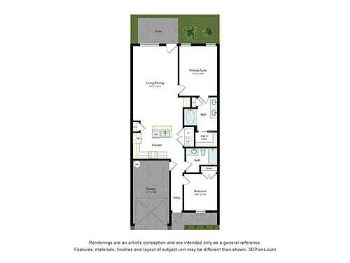 Floor plan Parsley