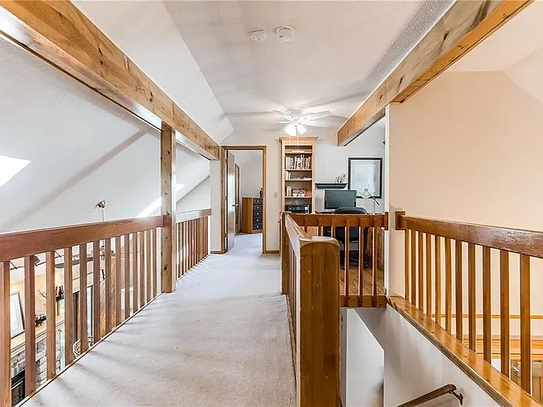 Second floor hall into bedrooms
