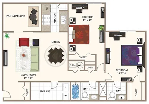 Floor plan Lake Erie