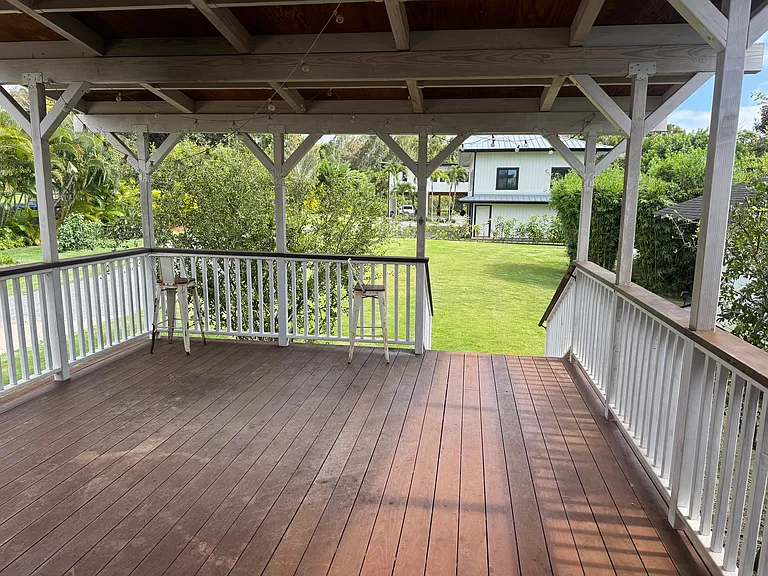 Large IPE lanai