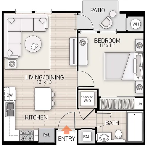 Floor plan Posare - Plan F