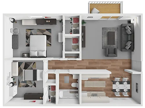 Floor plan Poppleton I