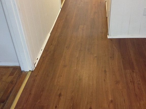 new flooring hallway