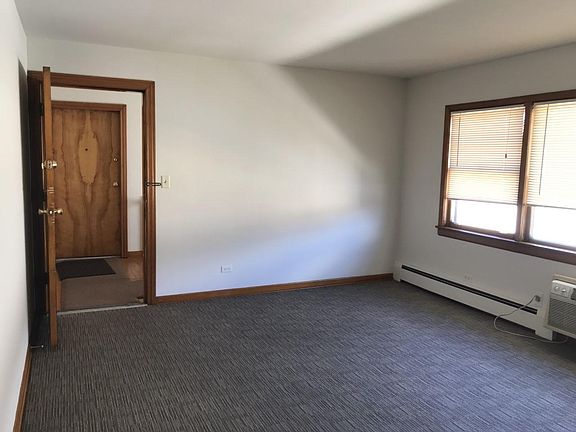 Front entry way into the living room space