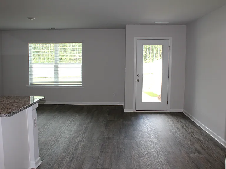 View of back door.